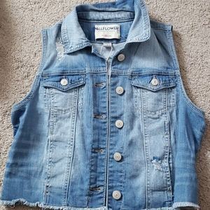 Blue Denim vest